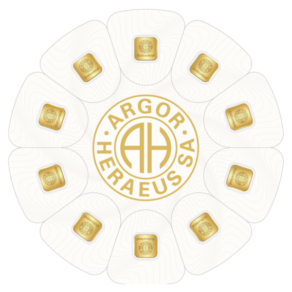 10x1 грам Златно Кюлче GoldSeed Argor-Heraeus